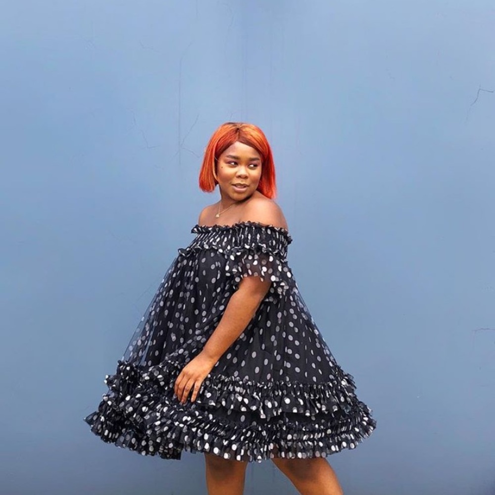 Black ASOS dress